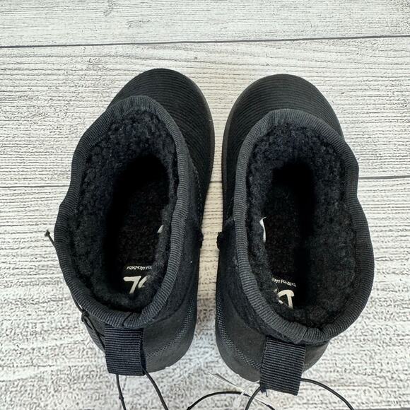 Dirty Laundry Women's Black Ribbed Sherpa Lined Booties Size 6 - Picture 6 of 9